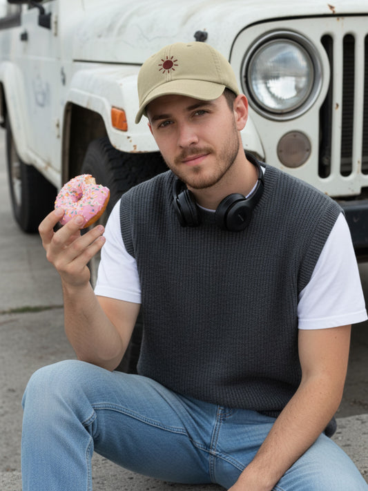 Vintage Stone Cap model – Model mit personalisierter Cap