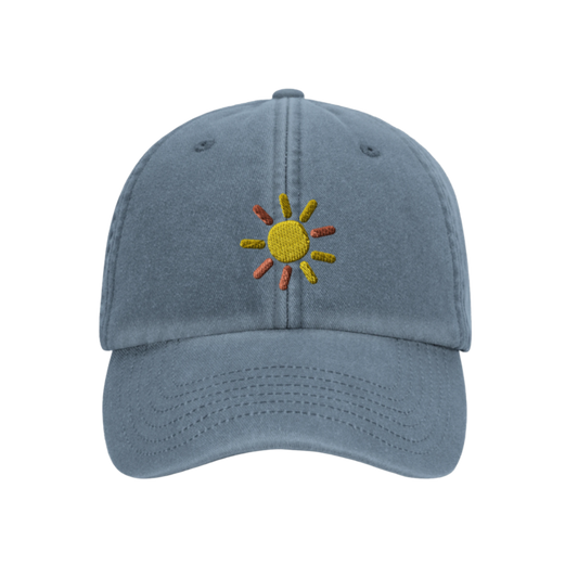 Light Denim Dad-Cap — personalisierbar mit Bild