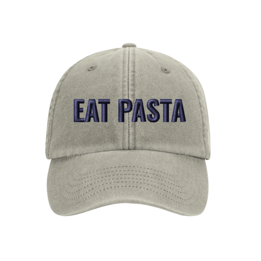 Sand Dad-Cap — blockige Schrift personalisierbar