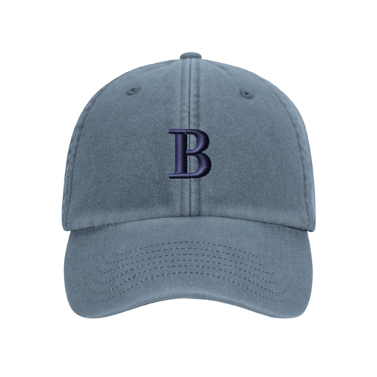 Vintage Light Denim Cap — 10 Zeichen personalisierbar