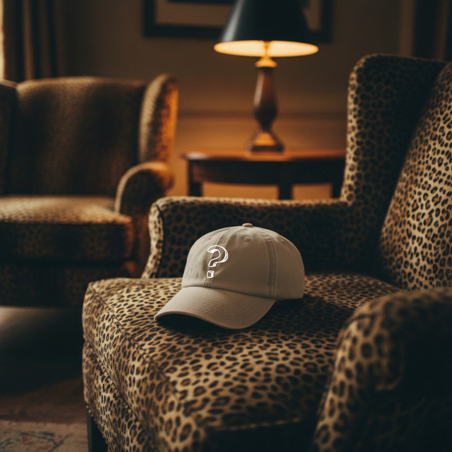 Sand Dad-Cap — blockige Schrift personalisierbar