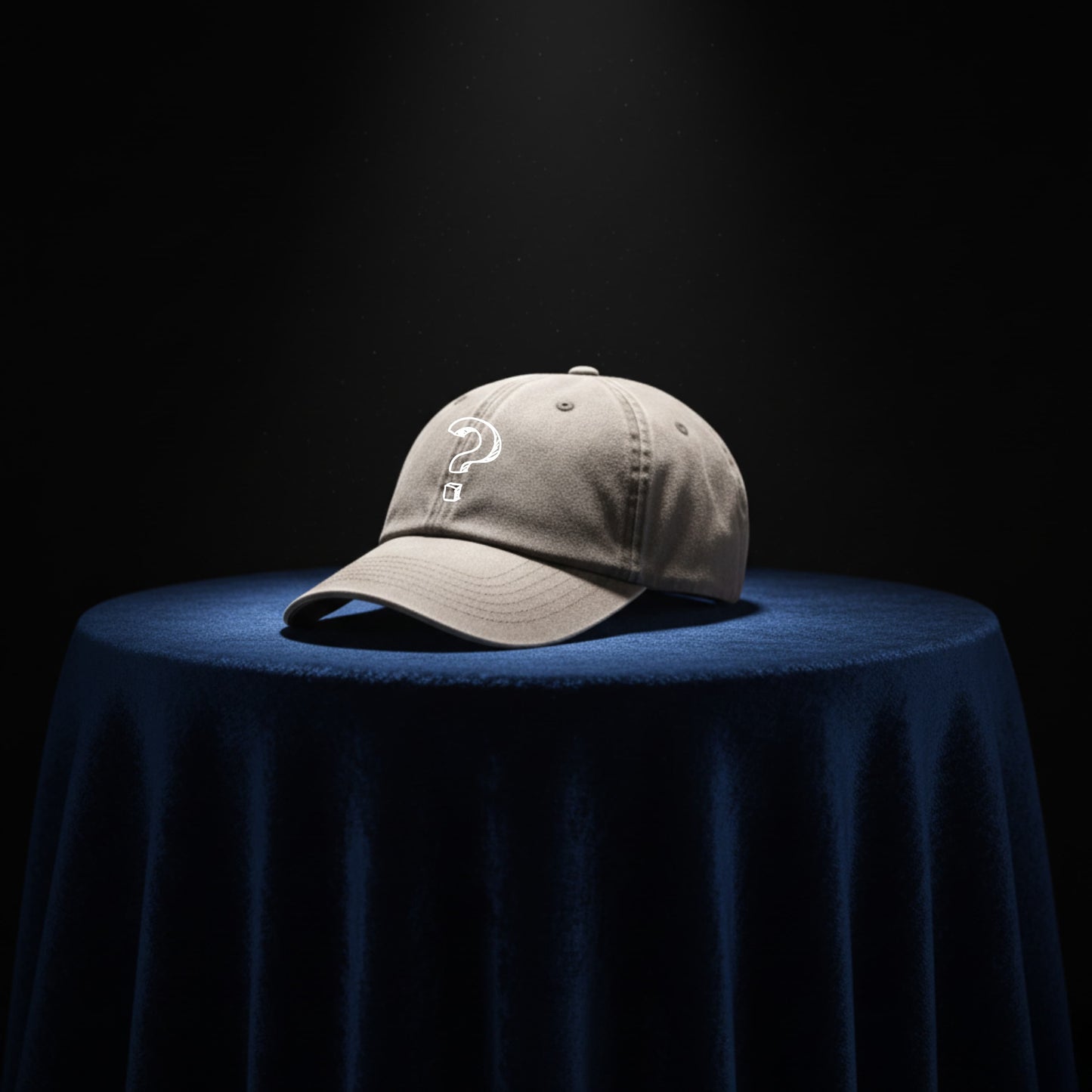 Vintage Stone Cap — Bildupload & individuell bestickbar