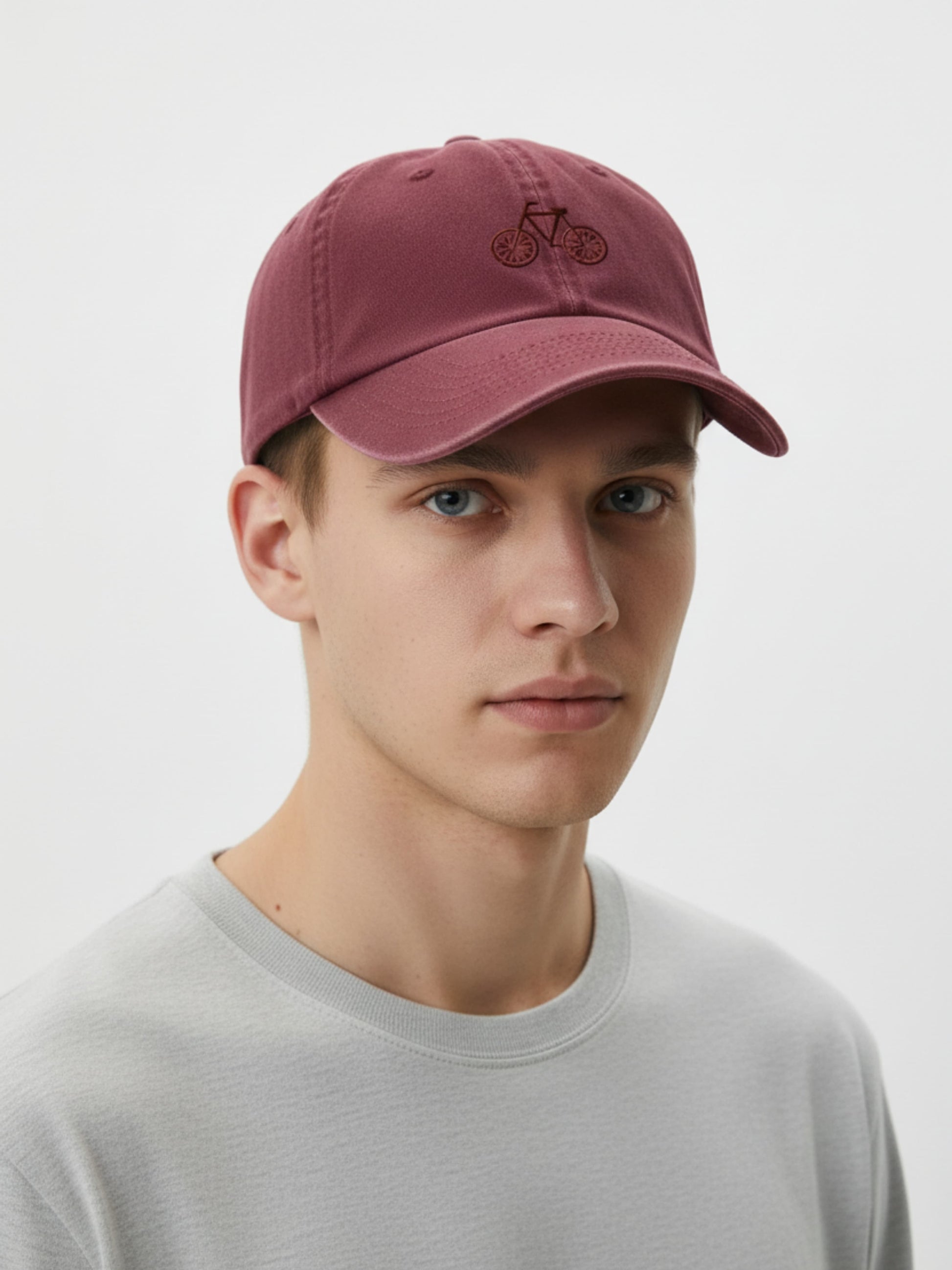 Vintage Rot Cap model – Model mit personalisierter Cap