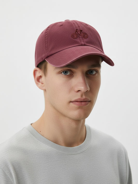 Vintage Rot Cap model – Model mit personalisierter Cap